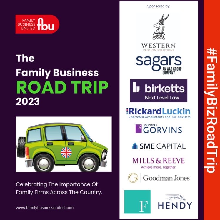 Thanks to all our sponsors for their support too!  #FamilyBizRoadTrip ⁦
