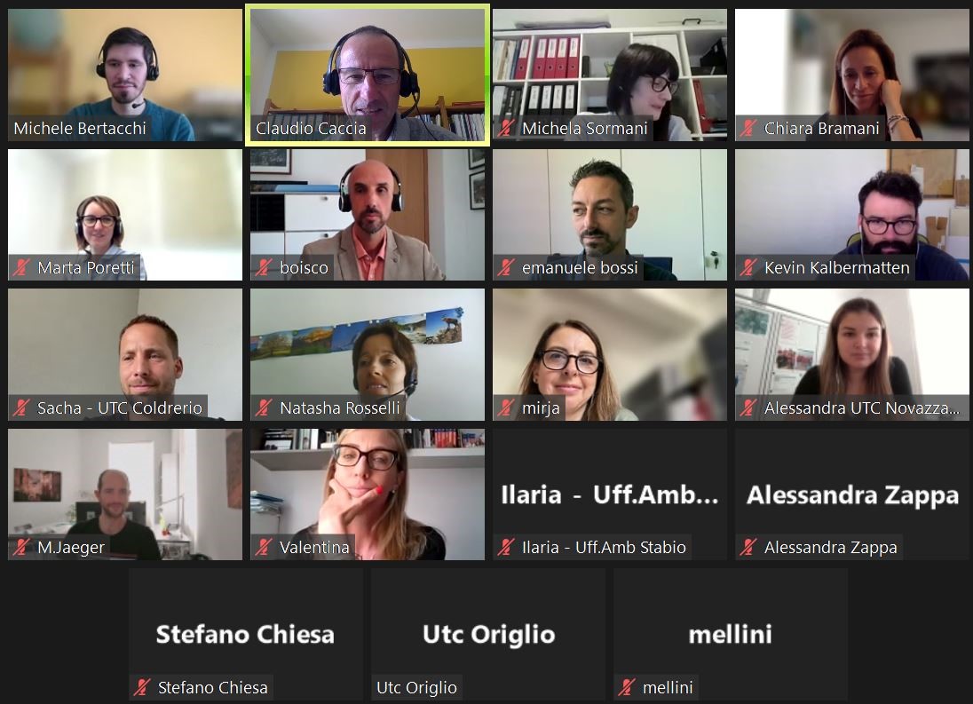 Die Anpassung an den Klimawandel ist ein wichtiges Thema für #energiestadt. Hier die Schulung des Tools des BAFU zum Thema für Beratende und Energiestädte im Tessin. onlinetool-klimaanpassung.ch