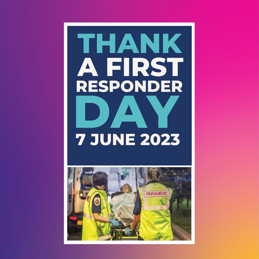 Hope1032's tweet photo. There are 300,000 #firstresponders in Australia and they often receive little thanks for the incredible work they do. Today is #ThankAFirstResponderDay, when we join together to say two simple words to our first responders: #Thankyou. @TAFRDAust https://t.co/bLrjAkfc26
