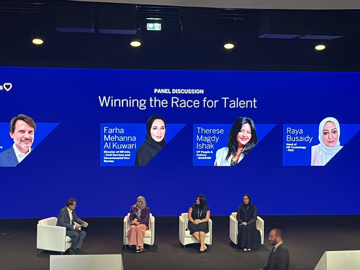 HR Connect Middle East Dubai ‘Winning the Race for Talent’ insights from a great panel of HR leaders across the region. 

#sap #successfactors #changeworkforgood #hxm