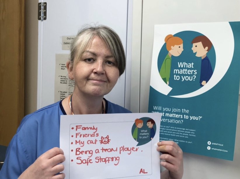 What a fantastic day we had yesterday showcasing our wonderful staff and patients for #WMTY23 Day. The team in INS Critical Care highlighted safe staffing levels, team work and feeling supported as priorities to their team <a href="/NHSGGC/">NHS Greater Glasgow and Clyde</a> <a href="/WMTYScot/">WMTY</a> #WMTYWorld