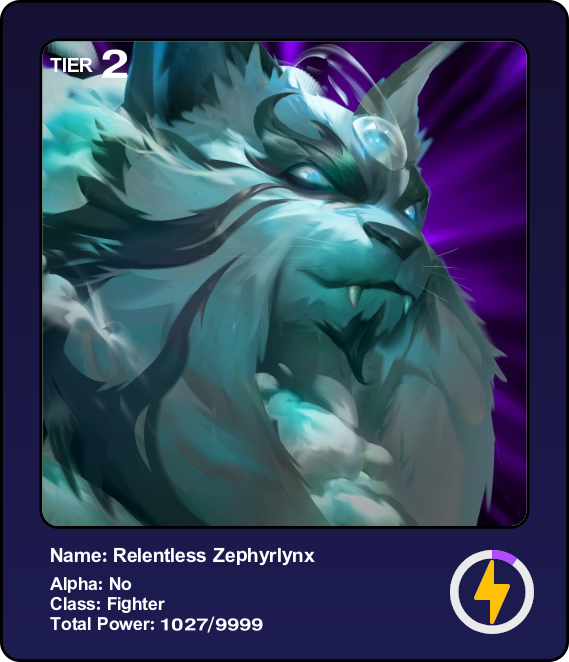 Illuvitarsbot's tweet photo. 🚨 Relentless Zephyrlynx 222728 sold for 0.0009 ETH (~$1.67)

🦘 Line: Lynx
✨ Tier: 2
⚡ Total Power: 1027/9999

🫅 Buyer: 0x1cfd..393c

https://t.co/XpRO9pB2vu https://t.co/dQTwXaHAhV
