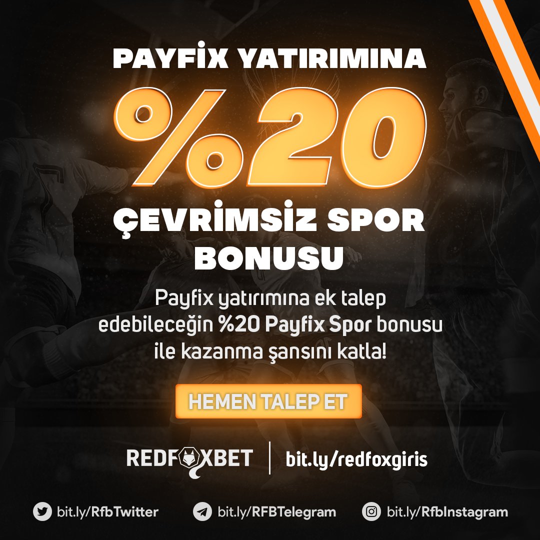 RedFoxHaber1's tweet photo. 🏆 #RedFoxBet'te ayrıcalıklısınız !

⭐ Payfix yatırımlarınıza ek %20 Çevrimsiz #Bonus imkanı sizlerle.

📱 #Hemen yatırımını yap,
💯 #Eğlenceye #avantajlı başla !

🦊 Yıllardır #güvenilir ve #hızlı işlemlerin adresi
👉 https://t.co/ACUjZGNaCD https://t.co/CJQ1DJHasY