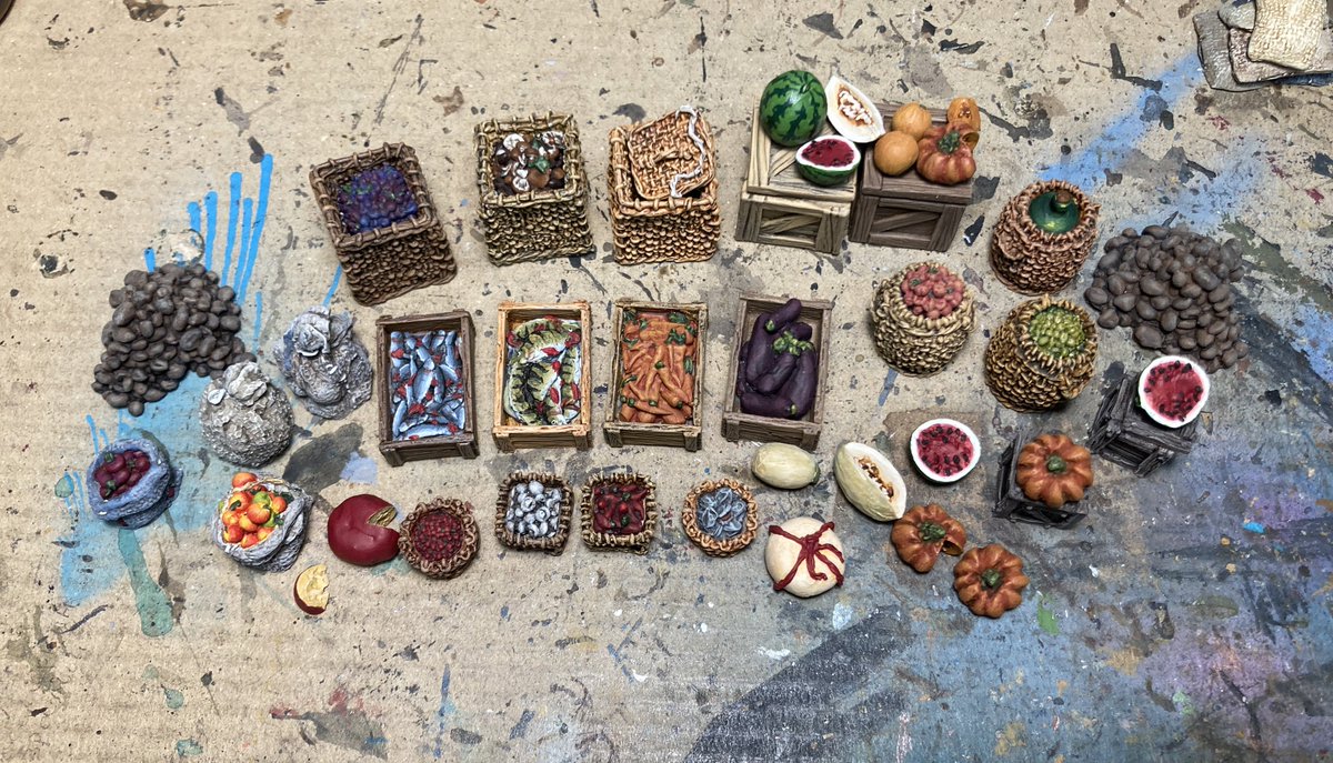 pengvenya's tweet image. Первая половина мая
#мастерскаяминиатюр #трудовыебудни