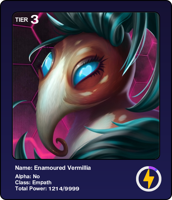Illuvitarsbot's tweet photo. 🚨 Enamoured Vermillia 311603 sold for 0.0028 ETH (~$5.26)

🦘 Line: Ant Eater
✨ Tier: 3
⚡ Total Power: 1214/9999

🫅 Buyer: 0x6769..0f65

https://t.co/MEbhjthN38 https://t.co/UBJKeasgwN