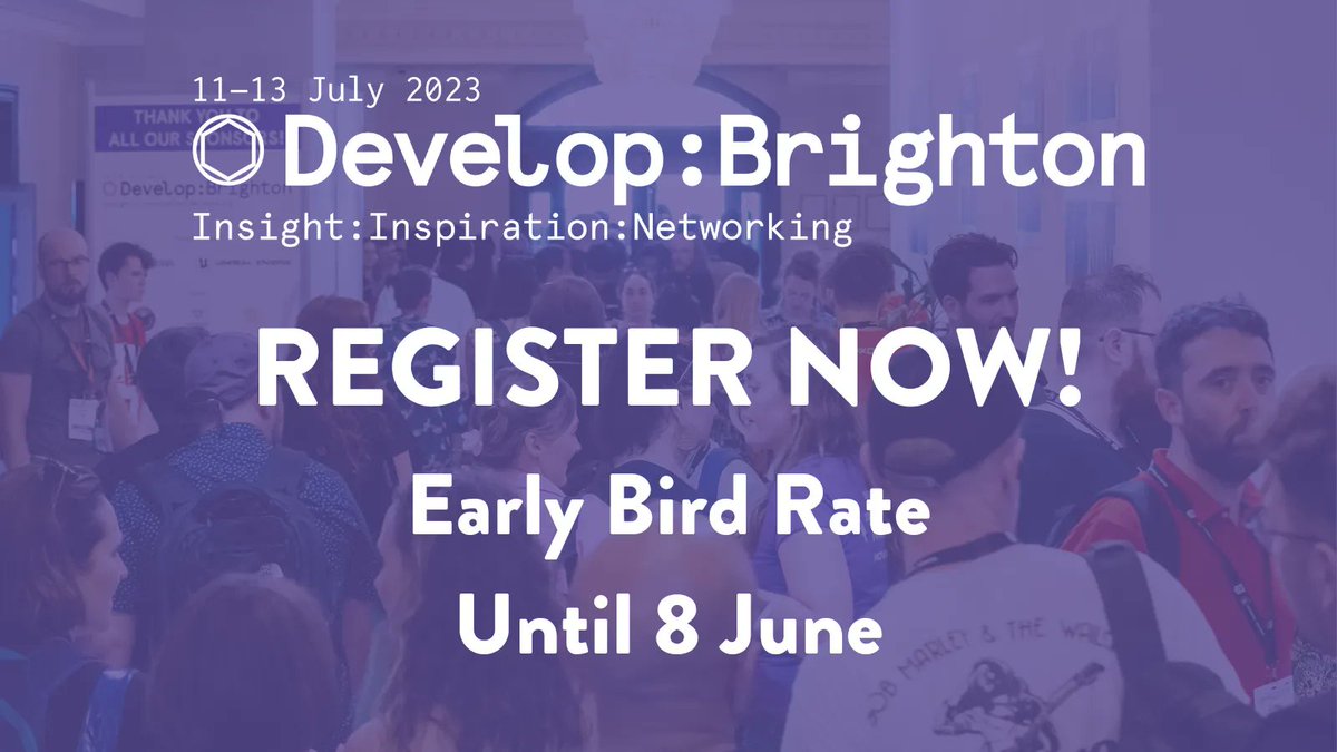 Develop:Brighton 2023 is offering up insightful sessions as part of their Mobile track including speakers from @SpaceApeGames, @TrailmixLtd and @OUTFiT7Official.

Snap up your pass before 8 June to enjoy the Early Bird rate!

developconference.com/conference-pro…

#DevelopConf