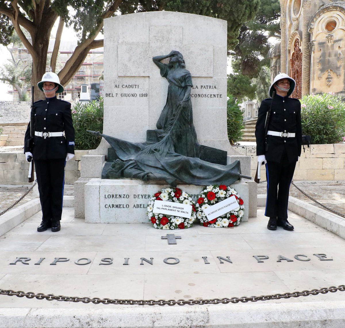 Today Malta commemorates the tragic events of 7th June 1919, known as the '𝙎𝙚𝙩𝙩𝙚 𝙂𝙞𝙪𝙜𝙣𝙤', in remembrance of the riots of 1919 when the Maltese people revolted against the British administration.

#settegiugno #malta #nineteennineteen #nationalholiday

📷 © DOI