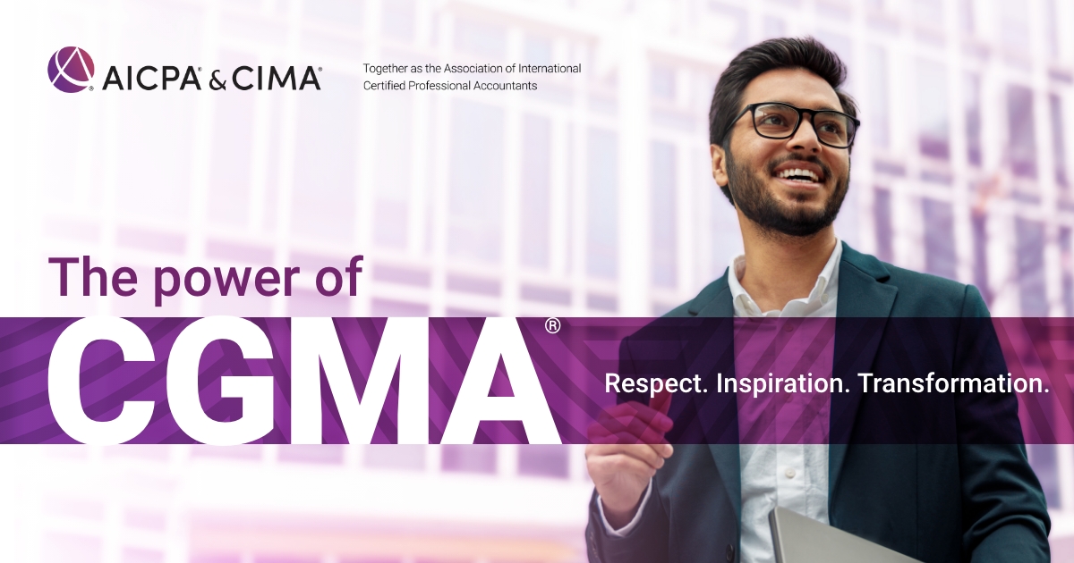 ‘Employers are aware of the broad scope of knowledge covered by the CGMA designation’.

Anna Fester, ACMA, CGMA
Business Controller, ISS A/S

Watch video: bit.ly/45MMSUZ