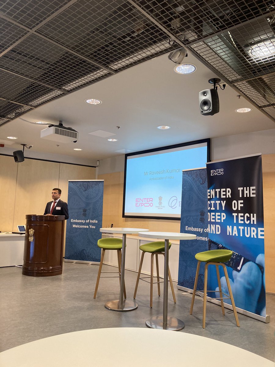 Annika Forstén (@annikaforsten) on Twitter photo ’<a href="/EspooEsbo/">Espoon kaupunki</a> has become one of the leading quantum centers in Europe -
<a href="/vishalchatrath/">vishal chatrath</a> <a href="/QuantrolOx/">QuantrolOx</a> welcomes Indian and Finnish #quantum key players in Otaniemi. Ambassador <a href="/raveesh_kumar/">Raveesh Kumar</a> and @KjMakela agree on continuing the good business collaboration
<a href="/EnterEspoo/">Enter Espoo</a> @IndEmbFinEst ’<a href="/EspooEsbo/">Espoon kaupunki</a> has become one of the leading quantum centers in Europe -
<a href="/vishalchatrath/">vishal chatrath</a> <a href="/QuantrolOx/">QuantrolOx</a> welcomes Indian and Finnish #quantum key players in Otaniemi. Ambassador <a href="/raveesh_kumar/">Raveesh Kumar</a> and @KjMakela agree on continuing the good business collaboration
<a href="/EnterEspoo/">Enter Espoo</a> @IndEmbFinEst