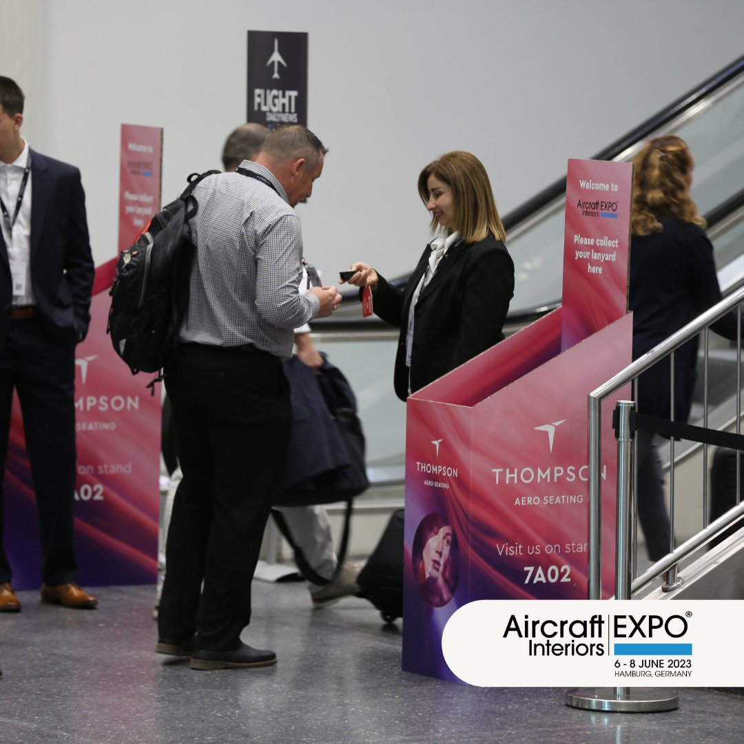 aix_expo's tweet image. The second day of #AIX2023 is underway and the doors to Hamburg Messe are open. Don&apos;t forget to visit the our dedicated #IFEC Zone, the #CabinSpaceLive Theatre and attend your meetings in the #AIXConnect lounge and continue to source the cabin concepts of the future.