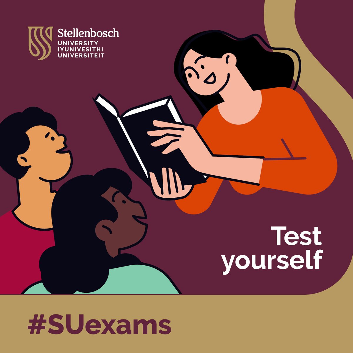 StellenboschUni's tweet photo. #ExamTip for #SUexams | Revision, revision, revision! π
Remember that support is available from Academic Counselling at the Centre for Student Counselling and Development. Visit our Facebook and Instagram pages for their contact details. https://t.co/k8XmmqQVmz