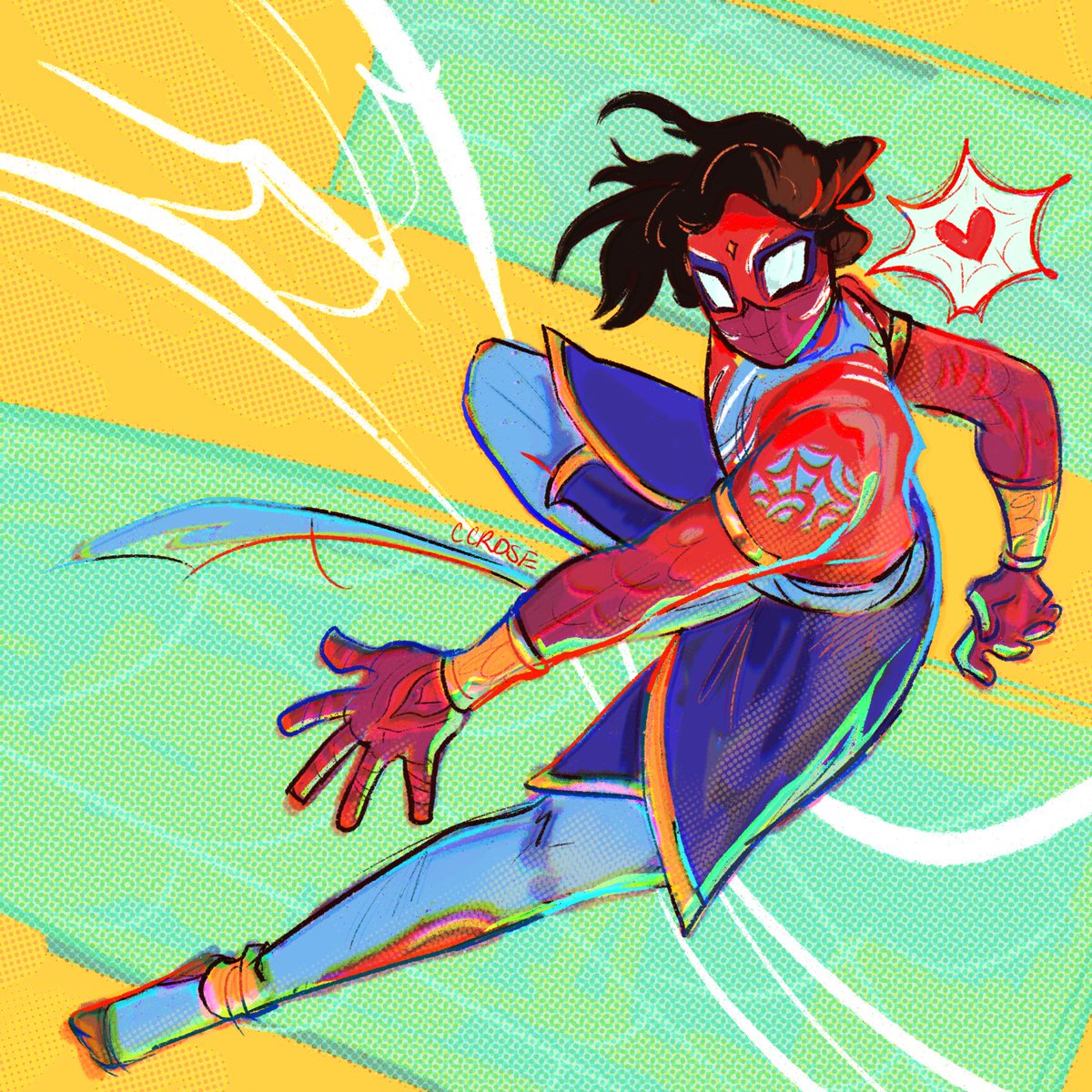 pavitr is so cool yells #AcrossTheSpiderVerse