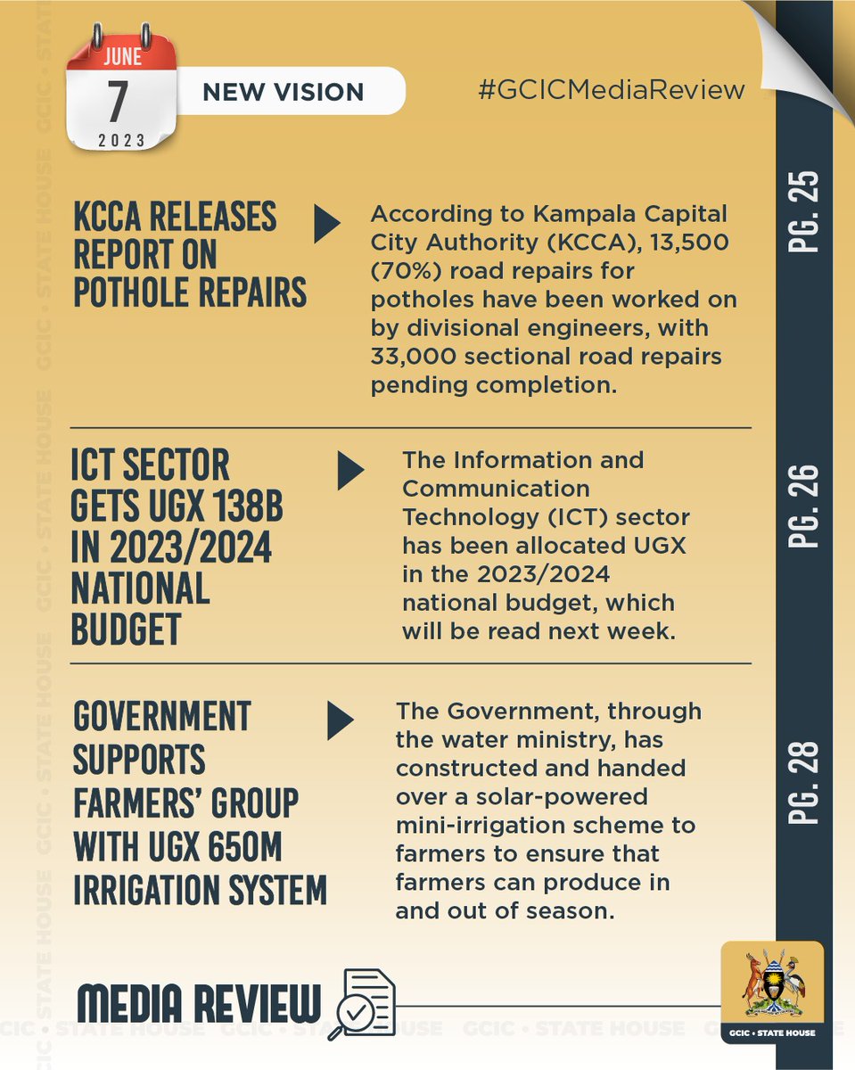 The @KCCAUG has released a report on pothole repairs. #GCICMediaReview