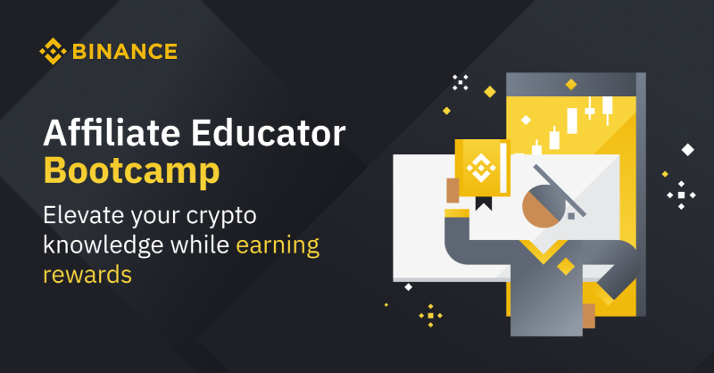 binance's tweet photo. If you're an aspiring crypto educator, our Affiliate Educator Bootcamp is the program for you.

You know what's even better?

It's free, and you can earn crypto rewards 🤝