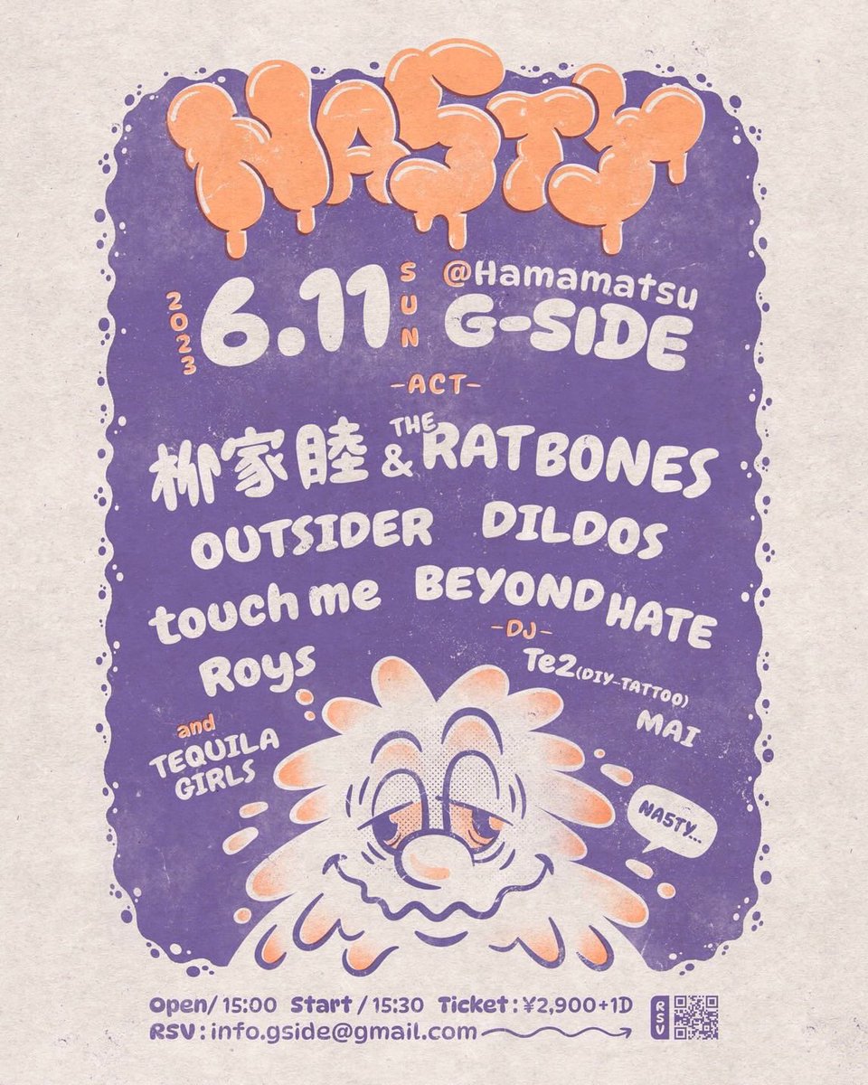 BIGRUMBLEJAPAN's tweet photo. 【今週の柳家睦とラットボーンズ】
6月10日(土)KOBE 108
OPEN18時半/ START19時
"WORLD-X vol.14"
GASOLINE
LATLX 
-DJ-RockinJohnny

6月11日(日)浜松G-SIDE
『NASTY』
15時オープン15時半スタート
OUTSIDER
DILDOS
touchme
BEYONDHATE
Roys
DJTe2
DJMAI https://t.co/GWzIcWwISu