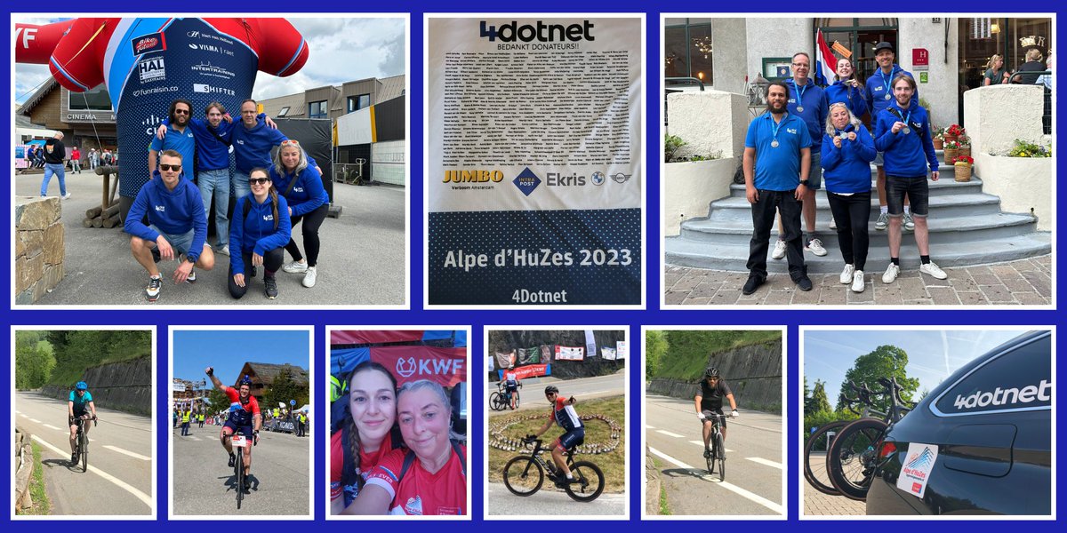 Wát een prestatie van ons team tijdens de <a href="/alpedhuzes/">Alpe d'HuZes</a>.

Het team heeft in totaal:
- 19 beklimmingen voltooid
- 490 km afgelegd
- 20.900 hoogtemeters overwonnen
- € 17.336 ingezameld voor het KWF
Supertrots op <a href="/scijsouw1/">scijsouw</a>, <a href="/JeanAlex69/">Jeannette van Spil</a>, <a href="/JaccoRademaker/">Jacco Rademaker</a>, Jan Willem, Mees en Sander!