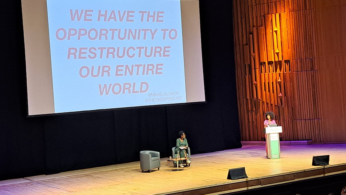 ECOLISE (@ecolise) on Twitter photo <a href="/sustjust_cities/">UrbanCommunity for Sustainable and Just Cities</a> <a href="/fuspey/">🇵🇸 Duncan Crowley 🐝 🌎 🐌 🍉 🦋</a> WE HAVE THE OPPORTUNITY TO RESTRUCTURE OUR ENTIRE WORLD
Some serious speaking truth to power yesterday, In the belly of the beast of capitalism, in London's square mile. <a href="/mikaelaloach/">Mikaela Loach - It’s Not That Radical 📖🇵🇸</a> gave the most powerful opening keynote at #ecocity2023
#degrowth 🌎✊🏿❤️
x.com/fuspey/status/… <a href="/sustjust_cities/">UrbanCommunity for Sustainable and Just Cities</a> <a href="/fuspey/">🇵🇸 Duncan Crowley 🐝 🌎 🐌 🍉 🦋</a> WE HAVE THE OPPORTUNITY TO RESTRUCTURE OUR ENTIRE WORLD
Some serious speaking truth to power yesterday, In the belly of the beast of capitalism, in London's square mile. <a href="/mikaelaloach/">Mikaela Loach - It’s Not That Radical 📖🇵🇸</a> gave the most powerful opening keynote at #ecocity2023
#degrowth 🌎✊🏿❤️
x.com/fuspey/status/…
