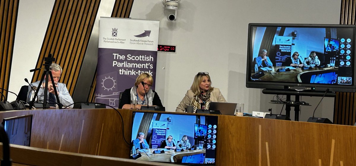 Pam Duncan-Glancy MSP (@glasgowpam) on Twitter photo Fascinating event on AI last night with <a href="/ScotFutures/">Scotland's Futures Forum</a>.
So much potential, and risk. Lots to think about on what this means for society, for personal lives and for education.
Thank you to all the experts and participants who were great at explaining and discussing the issue. Fascinating event on AI last night with <a href="/ScotFutures/">Scotland's Futures Forum</a>.
So much potential, and risk. Lots to think about on what this means for society, for personal lives and for education.
Thank you to all the experts and participants who were great at explaining and discussing the issue.