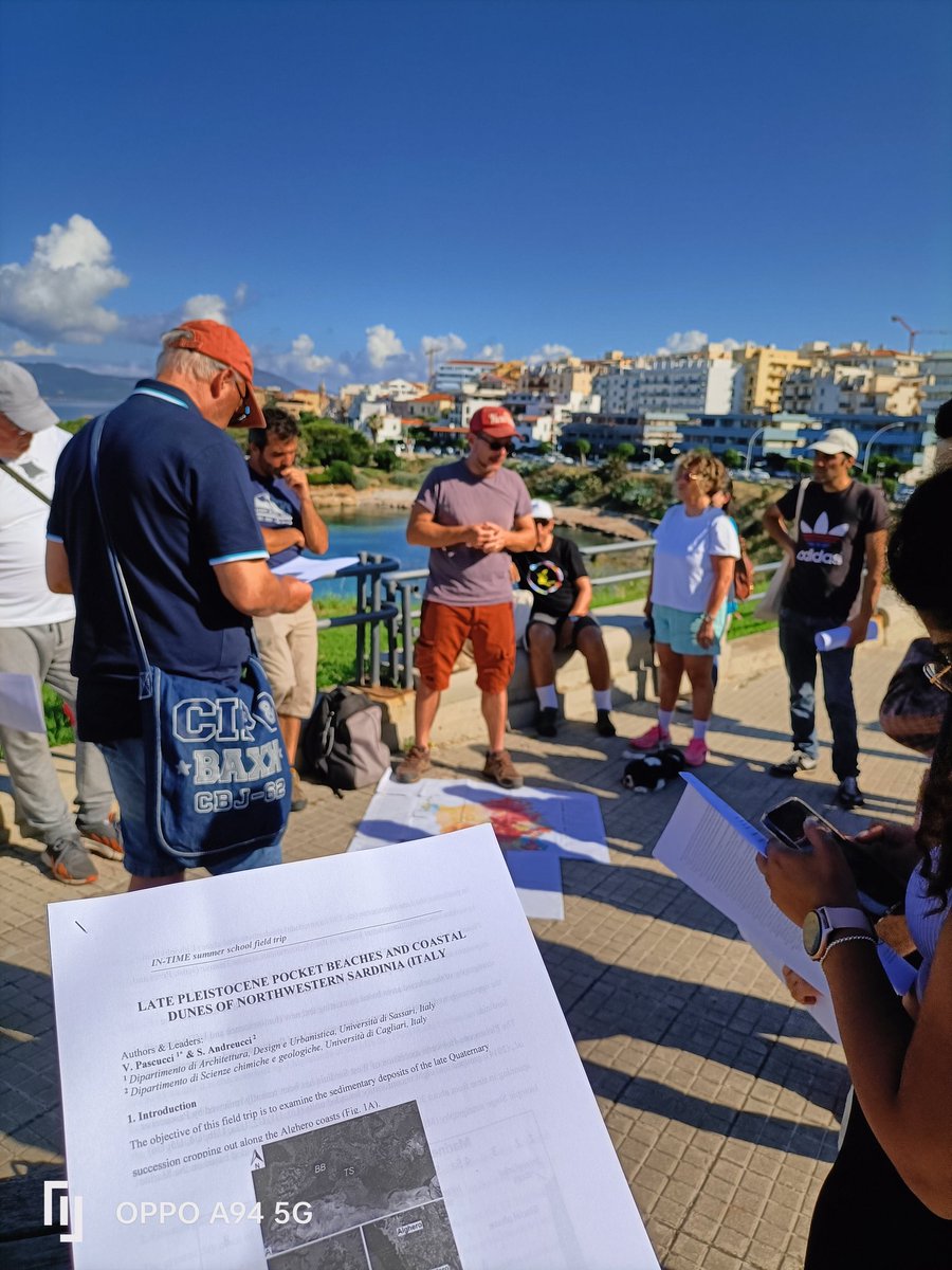 INTIMEproject1's tweet photo. Today geological field trip to Alghero Bay, for examining late Quaternary sedimentary deposits! 
To see more follow the Instagram page 
https://t.co/KPVTCPin8R
@unissTweet @Architettura_AA https://t.co/bbtSZVj2bC