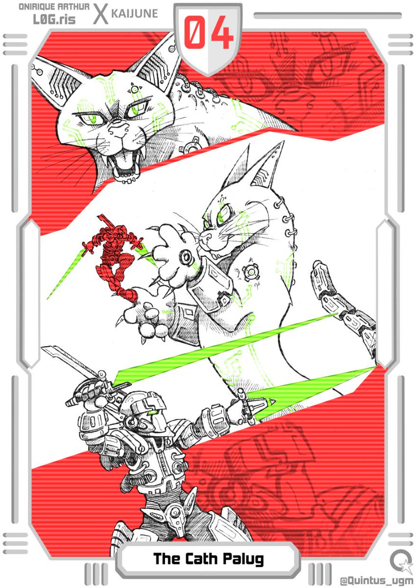 Quintus_ugm's tweet photo. Onirique Arthur · L0G.ris X Kaijune 2023
----------
"The Cath Palug" :
·
"King Arthur, in his quest to purge the Kingdom of L0GRIS from evil, faces one the three scourges of the island of Britain, the Cath Palug.."
·

#Kaijune #mecha https://t.co/bNb29cDcca
