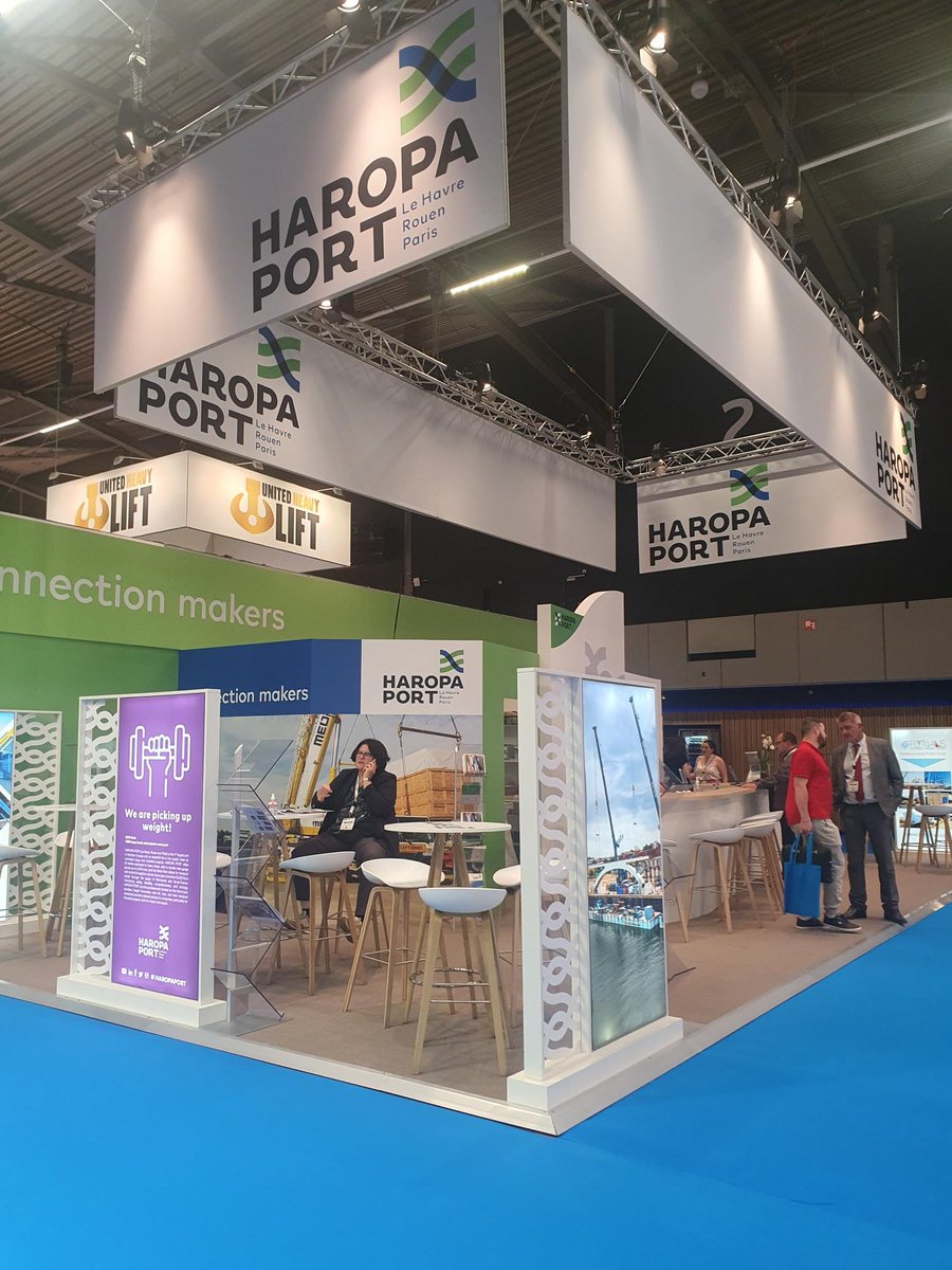haropaport's tweet photo. HAROPA PORT est à Rotterdam pour le salon @Break_bulk 😀 RDV stand 2D31 / hall 2 pour échanger avec nos équipes et nos co-exposants : #Seafrigo, #Legendre, #Marfret, #SNM, et #Flytrans 🤝⤵️ https://t.co/XlnD6LwTTT