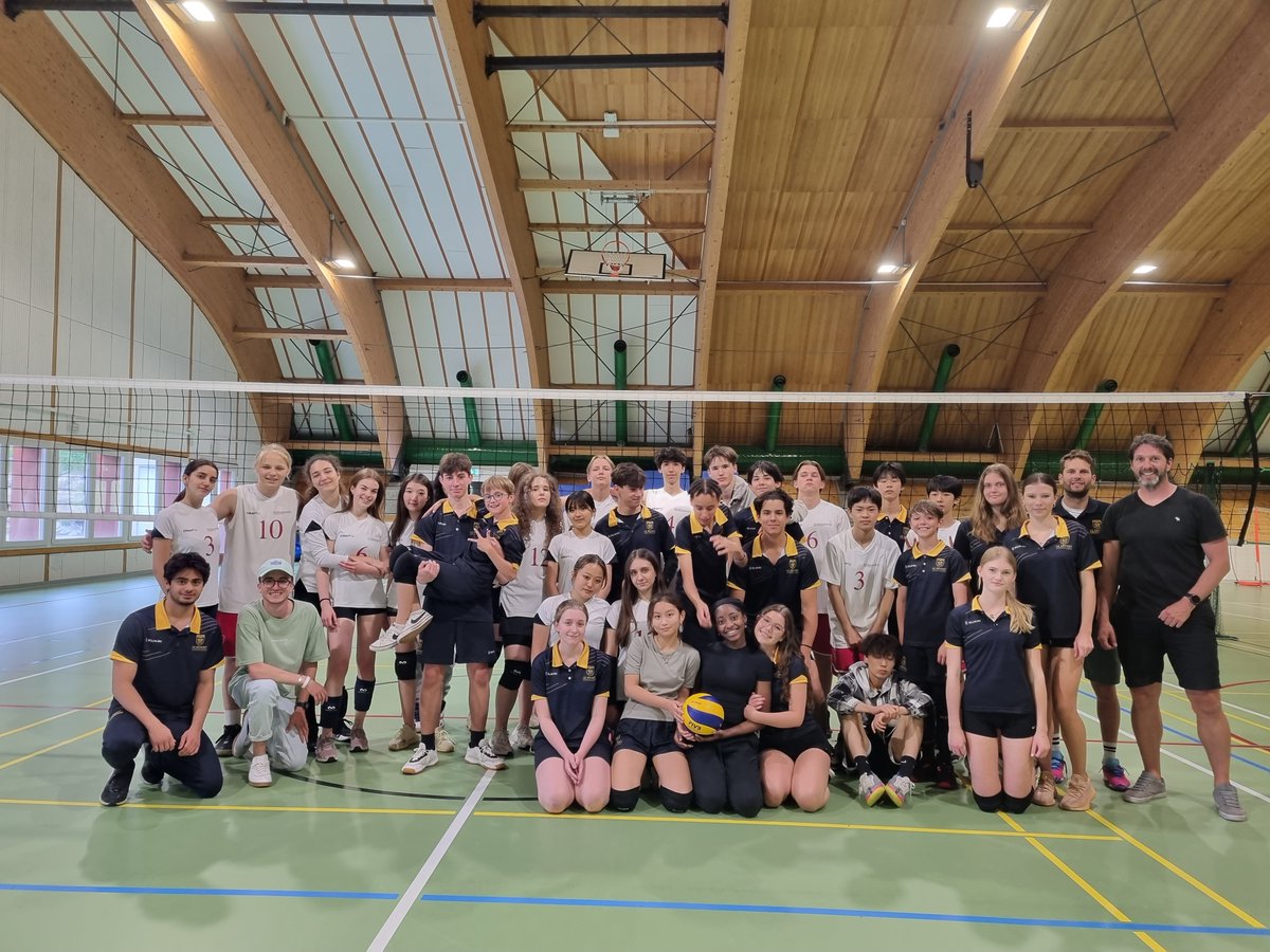 leregentschool's tweet photo. Hosting a category A volleyball-friendly match against Brillamont. #cransmontana https://t.co/Twrd00tlnr