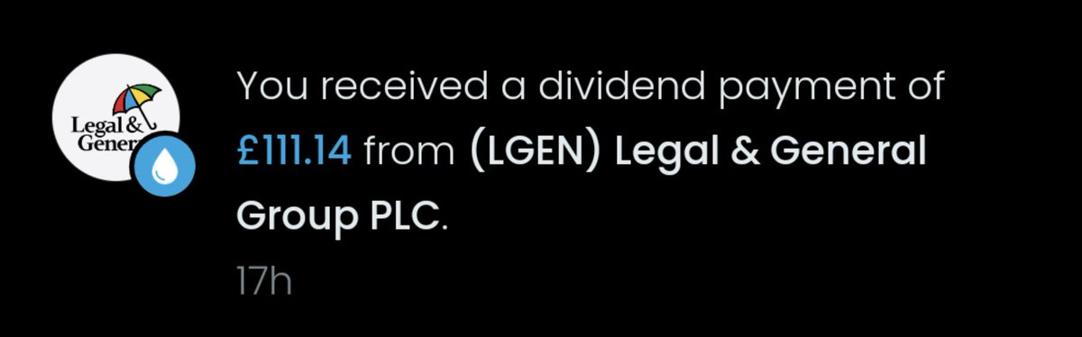 DividendsUK's tweet photo. Finally landed yesterday $LGEN #LegalGeneral https://t.co/anopBAnusv