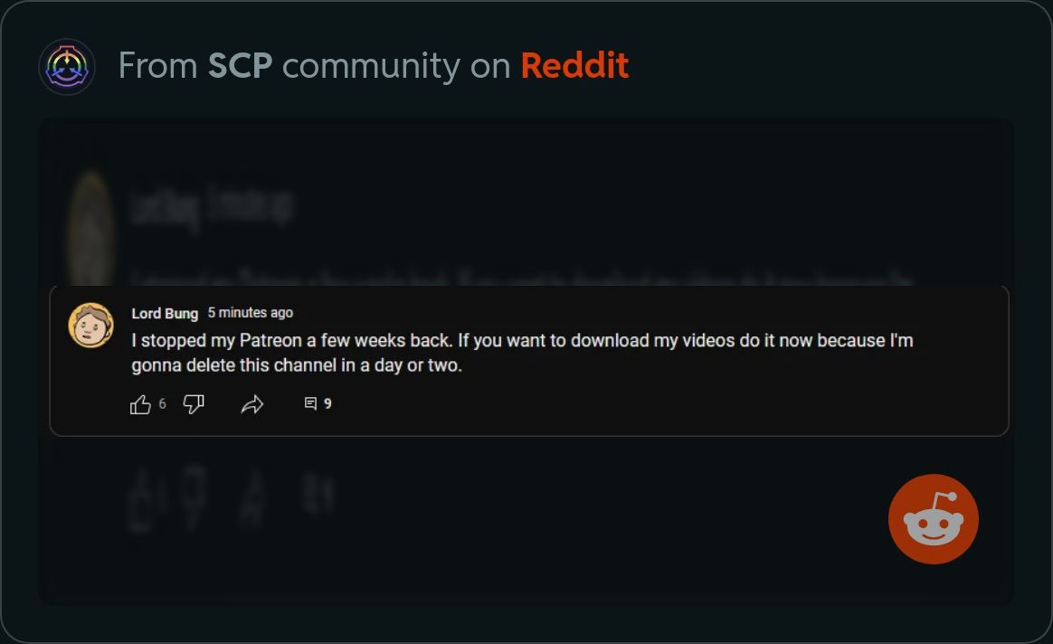Do you know this SCP  Channel and why they stopped