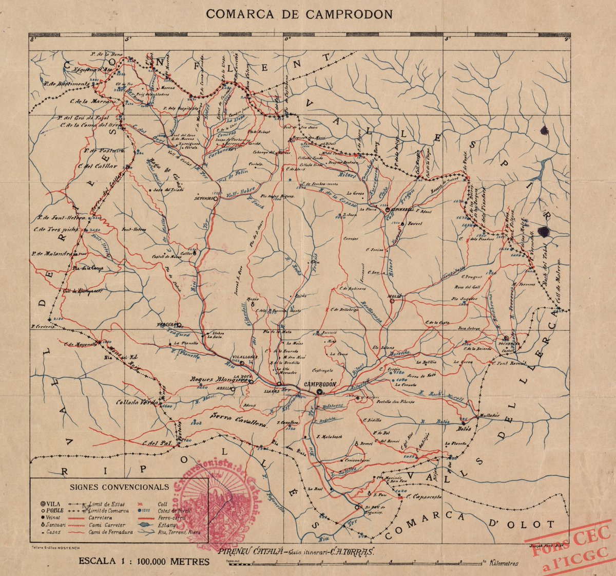 ICGCat's tweet image. No us perdeu la nova col·lecció de la #CartotecaDigital dedicada a Guies excursionistes antigues de Catalunya!
🗺️ Accés a la col·lecció: cartotecadigital.icgc.cat/digital/collec…
👉 Més informació: icgc.cat/L-ICGC/Actuali…
#excursionisme