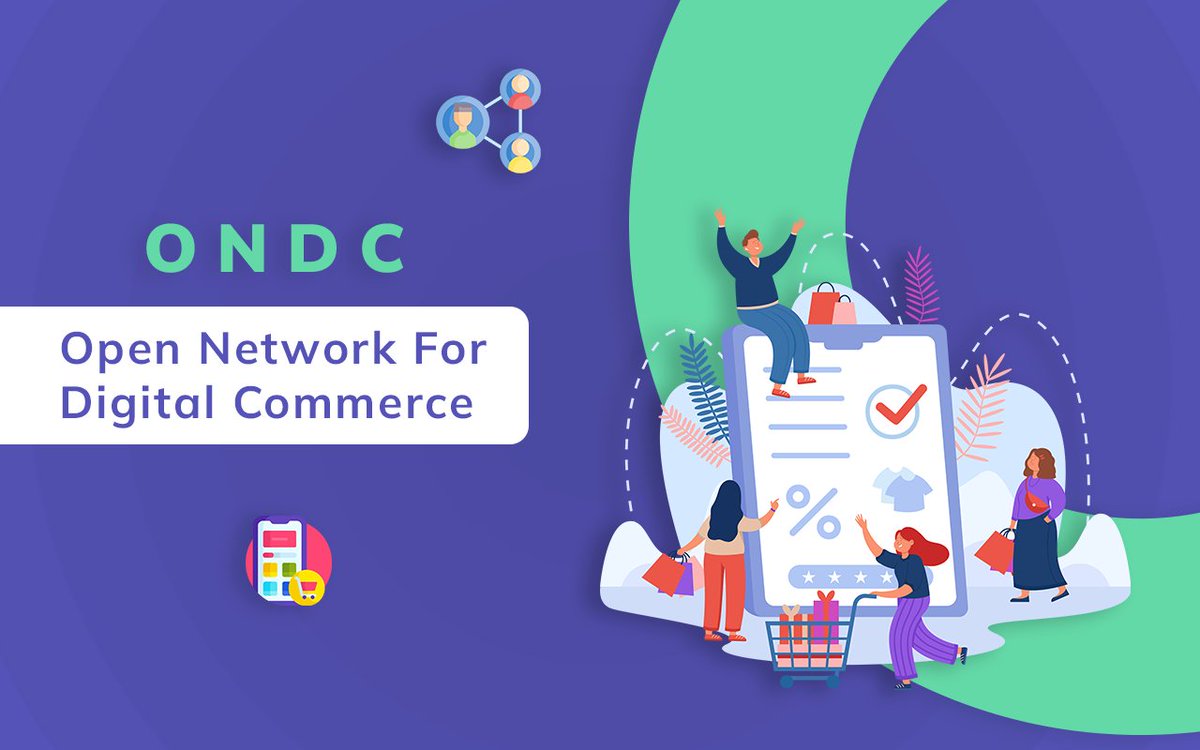 🧵Thread:Exploring Open Network for Digital Commerce (ONDC) 
1/8 Welcome to the world of ONDC 🌐In this thread, we will dive into what ONDC is all about and how it revolutionizes the digital commerce landscape. Let's get started! 
#ONDC  #Blockchain #EcommerceRevolution #digital