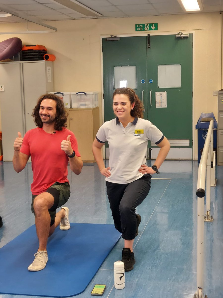 Milly Khan (@milly_physio) on Twitter photo After months of behind the scenes work, our Parkinson’s exercise video with Joe Wicks has been released! So excited for everyone to see this! Thank you to everyone <a href="/GSTTnhs/">Guy's and St Thomas'</a> for all the support
Check out the video below
youtu.be/ufat0isRhSw After months of behind the scenes work, our Parkinson’s exercise video with Joe Wicks has been released! So excited for everyone to see this! Thank you to everyone <a href="/GSTTnhs/">Guy's and St Thomas'</a> for all the support
Check out the video below
youtu.be/ufat0isRhSw