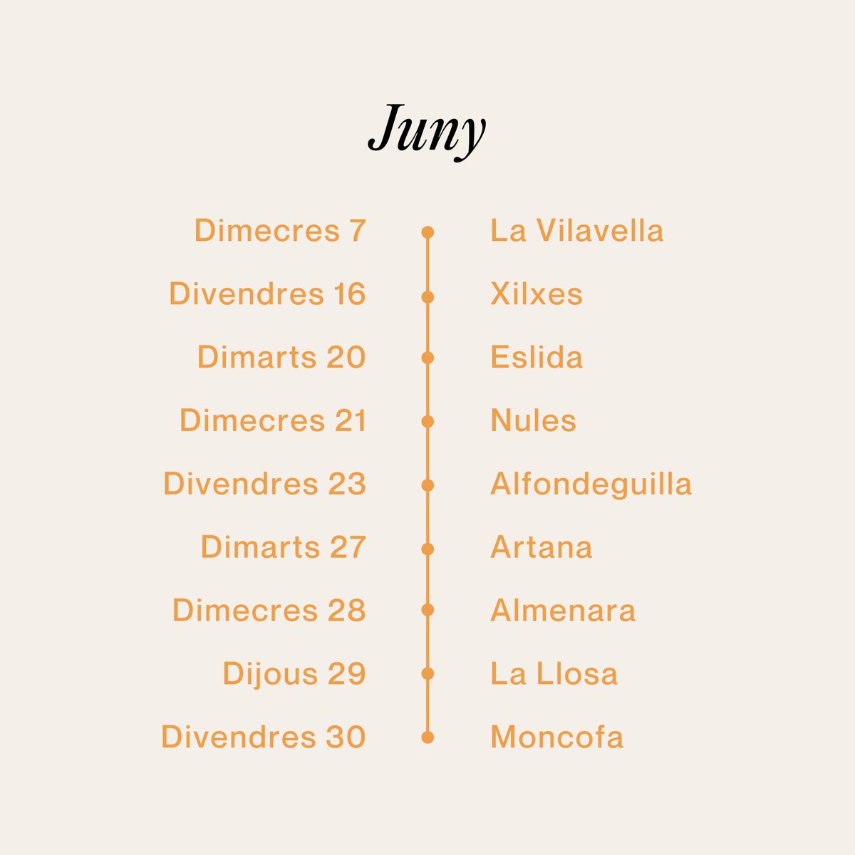 ajuntaeslida's tweet photo. 🟡 El servei de cerca d'ocupació, assesorament a empreses i suport a l'emprenedoria del Pacte Territorial per l'Ocupació de la Plana Baixa visitarà el dimarts 20 de juny el nostre poble.

Aprofita l'ocasió! https://t.co/Wp0bNOqyEm