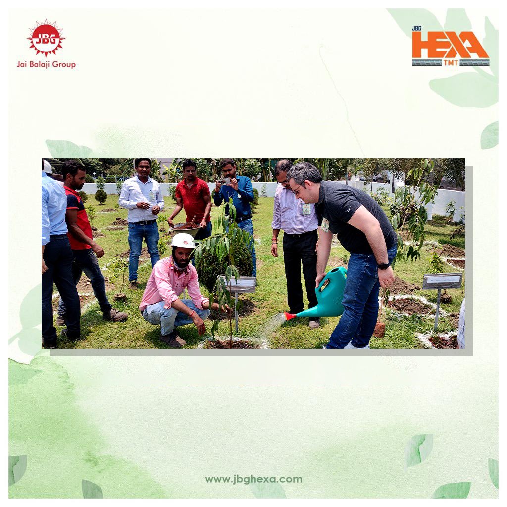 came together, along with our employees to plant trees with an intention of nurturing a sustainable future and inspiring environmental consciousness. 🌿✨

#JBG #JaiBalajiGroup #JBGHexaTMT #JBGHexaSecure #JBGHexaBond #GreenRevolution #SustainableFuture #EcoConsciousness