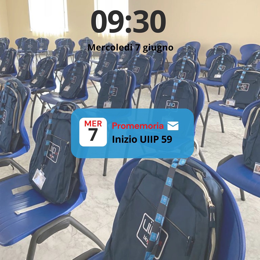Oggi diamo ufficialmente inizio alla 59º Edizione del Programma UIIP 🍀 #UIIP59