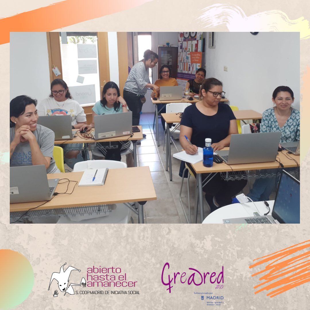 AhaCooperativa's tweet photo. Esta semana taller de ‘Terminal Punto de Venta (TPV)’ en nuestro proyecto #CREaRED ‼️Grandes mujeres con las que aprendemos cada día‼️
@MadridIgualdad https://t.co/dHTPQXWRxH
