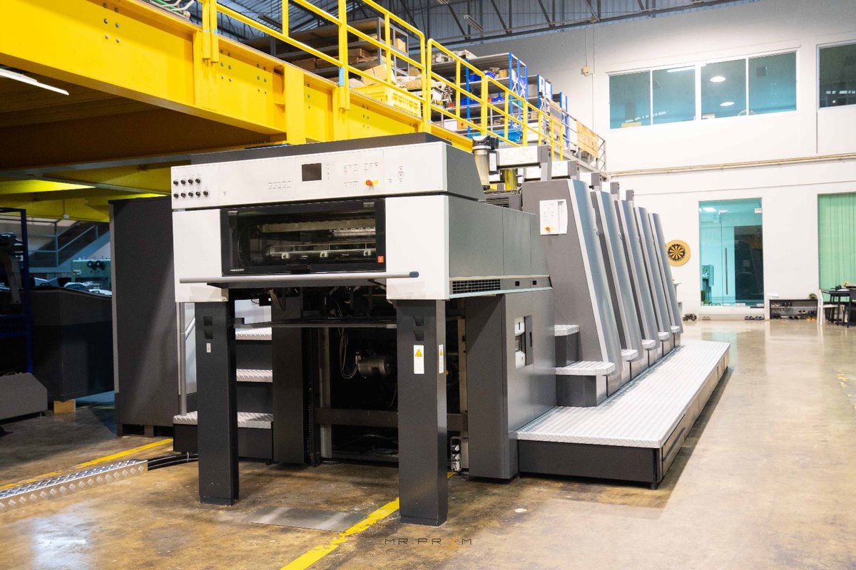 DPM_UK's tweet image. We love getting feedback from our trusted clients and friends. Here is a 2002 Heidelberg CD74-5 that we bought from Sweden and sold to Thailand. The machine is now set up in our client's beautiful factory and ready for sale to their local market. #dpm #usedheidelberg