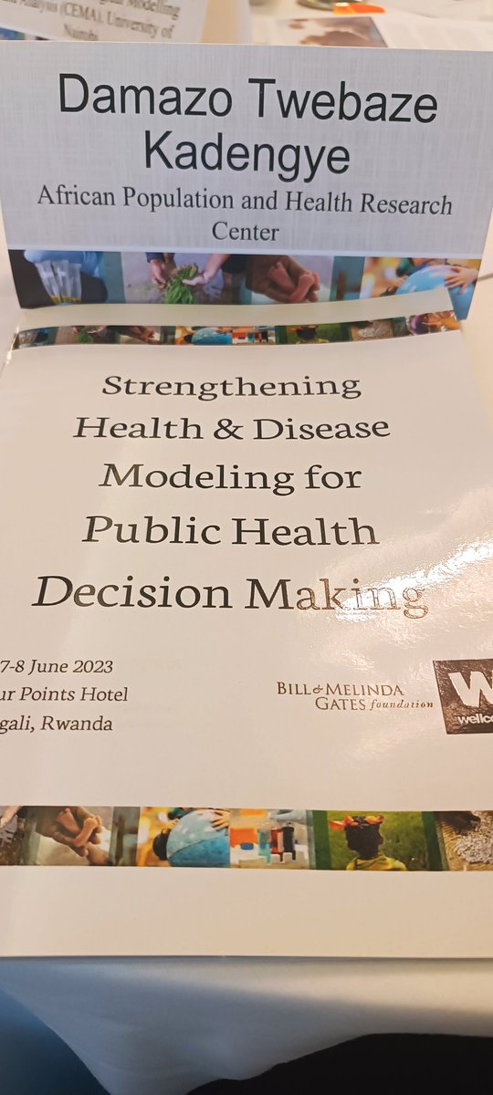 We kick off this meeting on 'Strengthening health and disease modeling for public health decision making' here in Kigali. Representing @aphrc are @agnes_kiragga and yours truly. Interested in crosscutting areas of Data for Science and Health, Leadership in Data Use for #EIDM