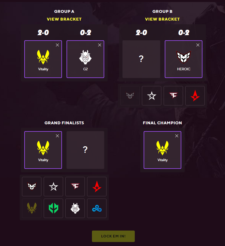 TeamVitality's tweet photo. we've filled in the easy ones

what should we put for the rest of them on https://t.co/tewqlT6QBc 👀 https://t.co/t1g1v5VcBz