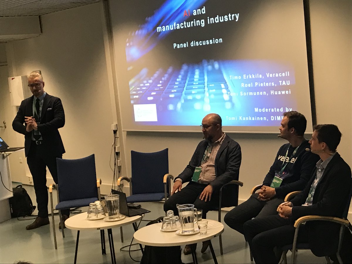 Manufacturing Performanced Days started the morning with DIMECC Oy's side seminar AI and manufacturing industry.

- #mpdays #MPD2023 #AI #DIMECC