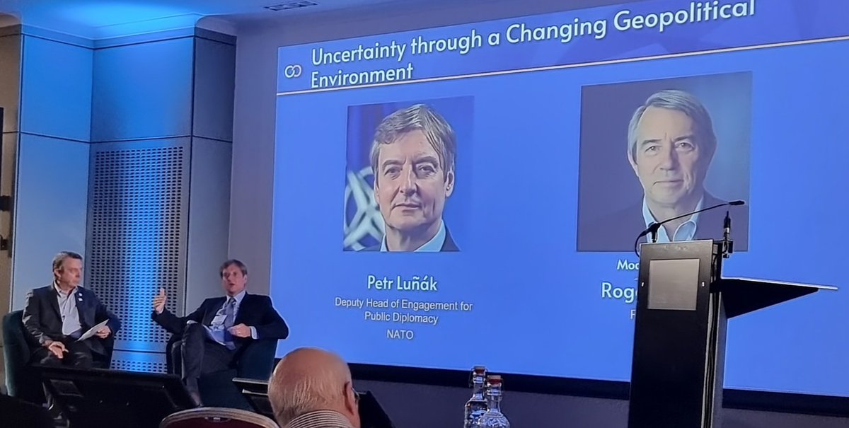 The importance of public diplomacy in helping to derisk the world - <a href="/rogerbolton/">Roger Bolton</a> in conversation with <a href="/NATO/">NATO</a> Peir Lunak 
#PageIE #publicdiplomany #engagement #geopolitics #derisking