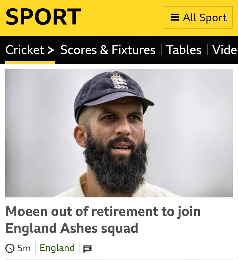 Morale firmly restored.

Welcome home @MoeenaliAli - @CricketAus vs @ECB_cricket no matter what occurs, this can restore a sport back to the back pages. 

Work to be done OF COURSE but let the kids get around some proper crickball now.

#sportforall #cricketforall @CricketBeyond