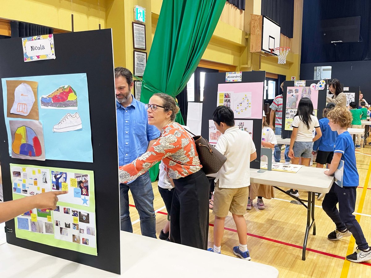 Grade 3 presented their creative process in designing their own fashion apparel. Students shared their inspirations and design methods to parents, teachers, and peers. Wonderful job, Grade 3!