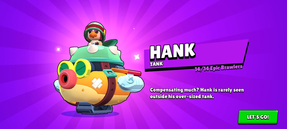 He is OP. If handled well. 

#hank #brawler #epicbrawler #brawlstars #newbrawler #junebalancechanges