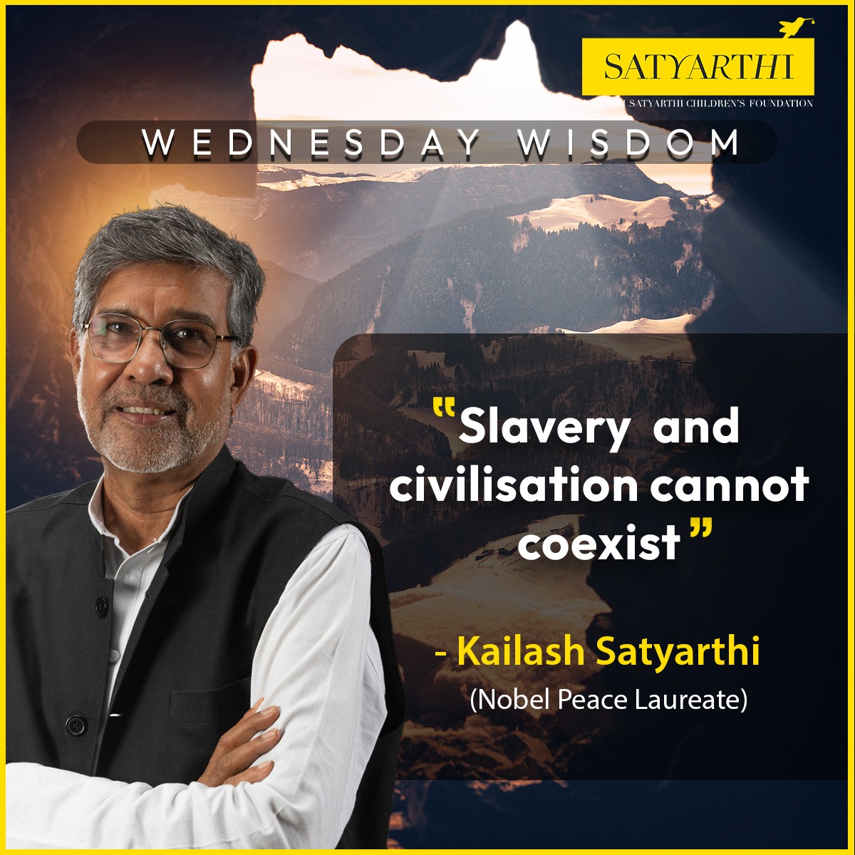 Civilisation demands equal respect and equal opportunities for all, while slavery is exact opposite of everything civilization stands for. For the civil society to exist, this practice needs to stop.
.
#WednesdayWisdom
.
#wednesdaythought #WednesdayMotivation #childrights