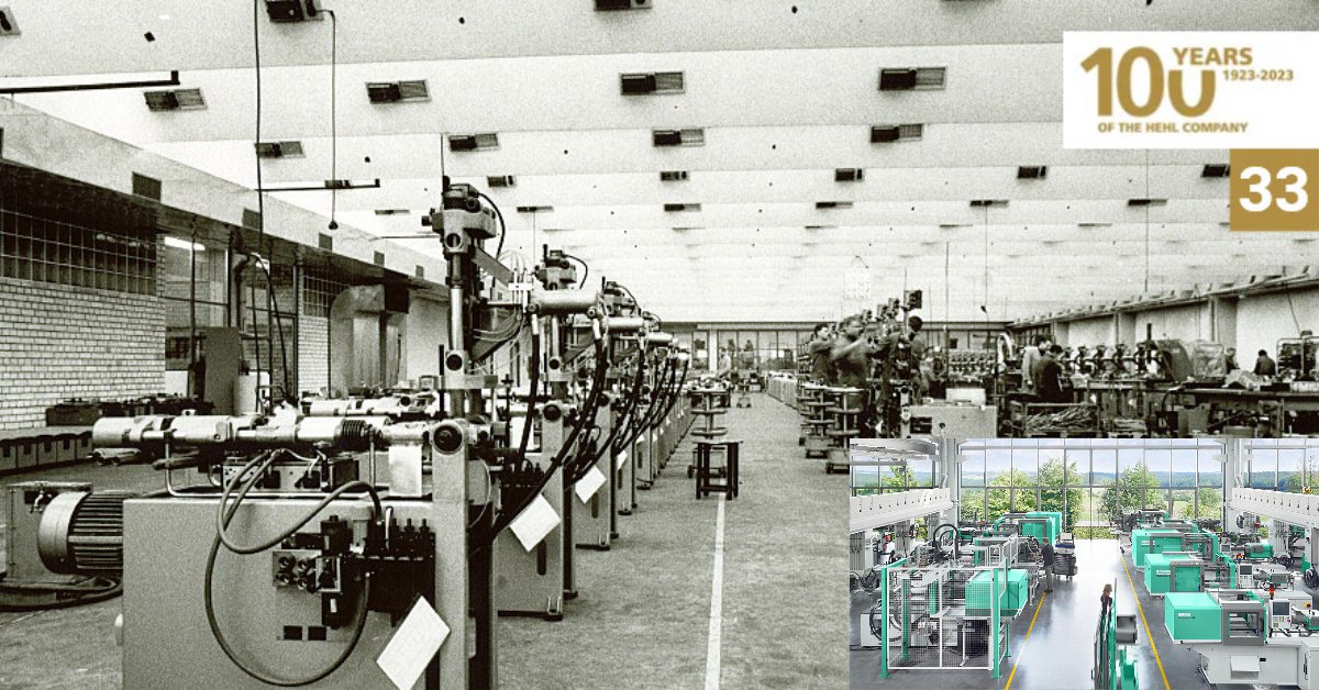 Even though our assembly halls have changed a lot, one thing hasn't changed. We place high demands on the quality and functionality of our injection moulding machines.✍️And that will remain the case in the future! 👍 #ARBURG #WirSindDa #100years #ARBURGfamily #history #machine