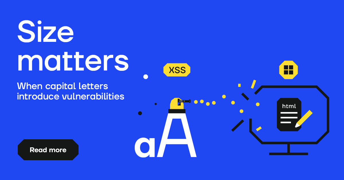 HEY EVERYBODY, ✨NEW POST✨

Sorry for shouting, capital letters clearly make a difference, right? Well, it wasn’t that obvious when used to bypass security within #MicrosoftDynamics365 applications.

Brilliant job, Mario and Pieter!

secforce.com/blog/size-matt…

#HackingGood #msrc