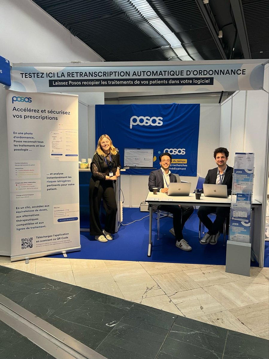 Ne plus jamais recopier d’ordonnances en admission, c’est possible ?

📍RDV stand 38 au <a href="/CongresUrgences/">Urgences Le Congrès</a> de la <a href="/SFMU_MS/">SFMU</a> pour découvrir la solution Posos de retranscription automatique d’ordonnances papier.

Elle avait d’ailleurs reçu le Prix #Innovation 2022 lors du congrès.