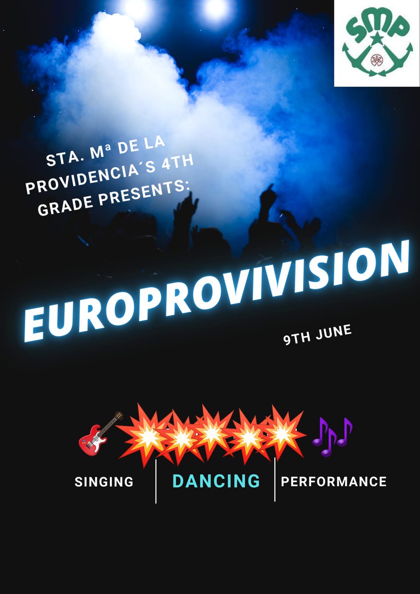 smp_feye's tweet photo. Starting the final week of rehearsals before our performance! Lots of nerves, excitement, and hard work! #champions#europrovivision #4thgrade #levántate #FEYE #LaProvi https://t.co/Dob3eGKlcy