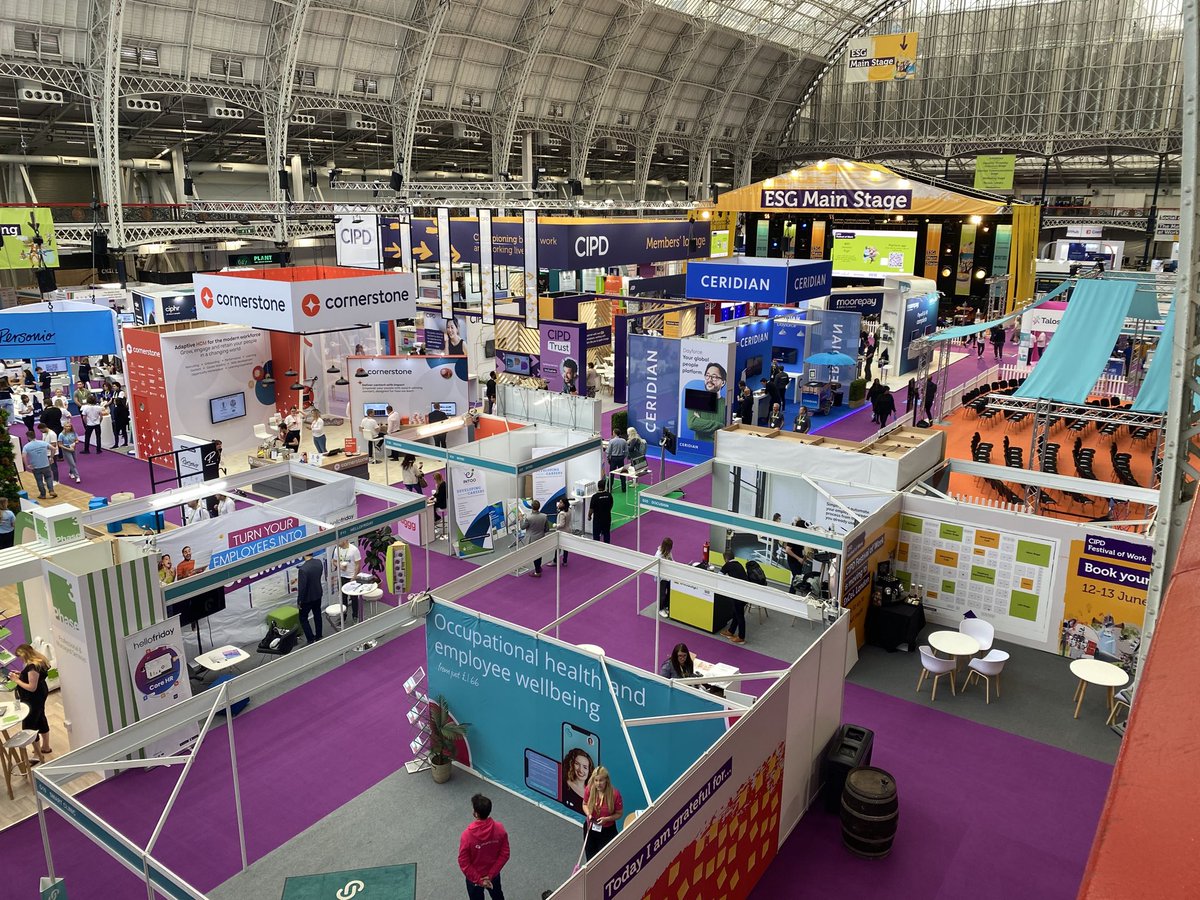 We’re ready and looking forward to a fabulous 2 days of #FestivalofWork at London Olympia! Lots to share, learn and debate in our changing world of work