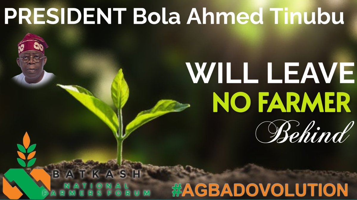 moman4real's tweet photo. #Agbadovolution Since From Independence we have never had a farmer friendly administration than that of Asiwaju and Shettima, but farmers own na for ground make we see am for.
#Ngerianfarmers
#BATKASH https://t.co/VWZgc2MNg9